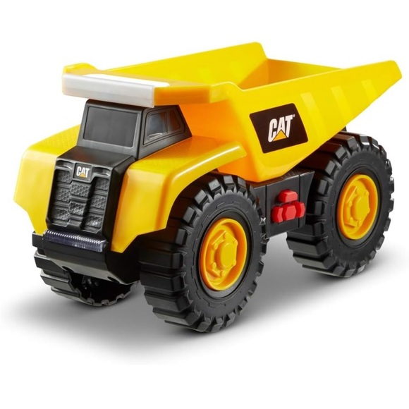 Cat Construction Tough Machines Toy Dump Truck with Lights & Sounds, Yellow - Picture 2 of 7